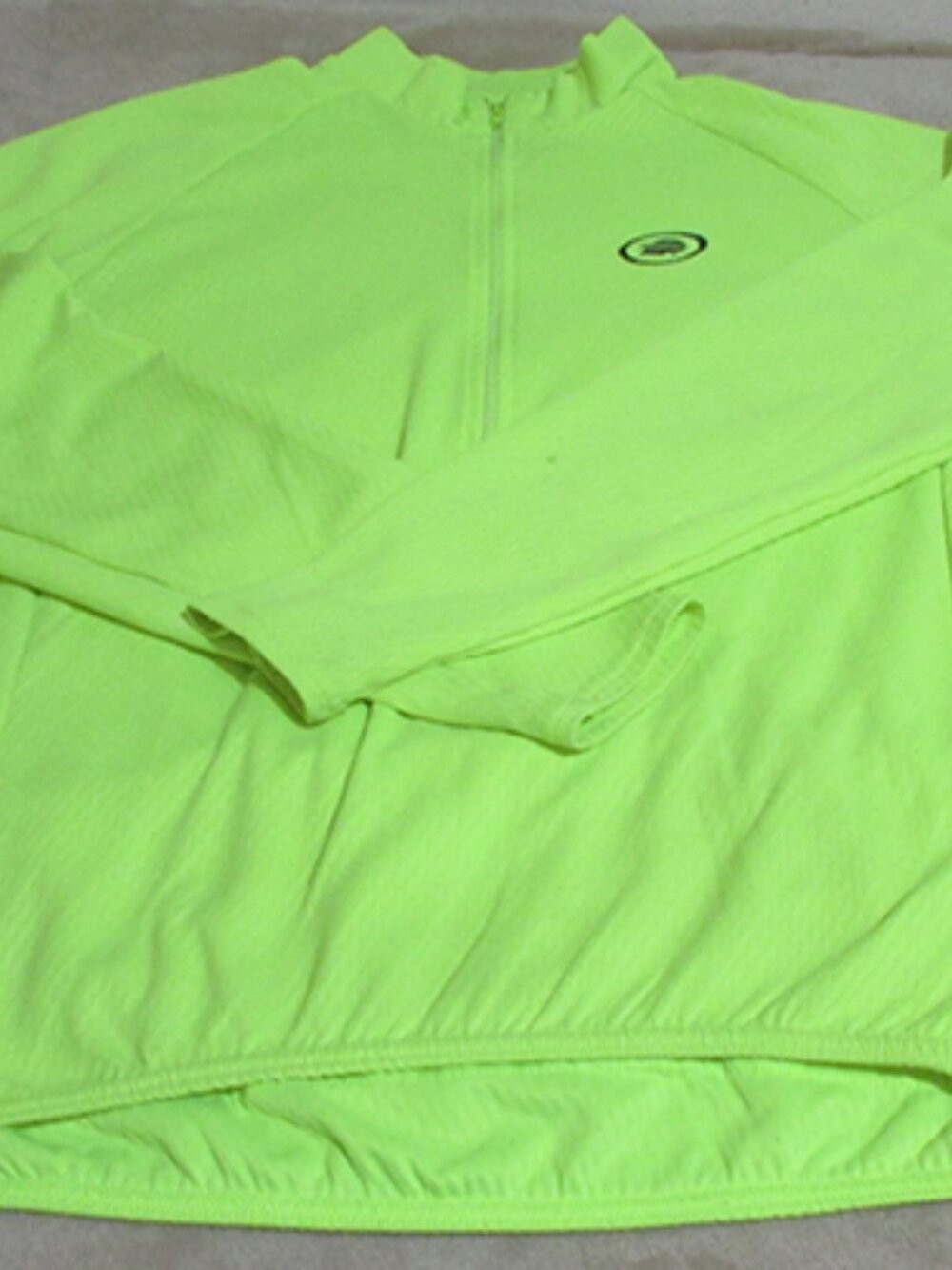 Performance Men's Long Sleeve Full-Zip Cycling Shirt/Top - Size Large (C)